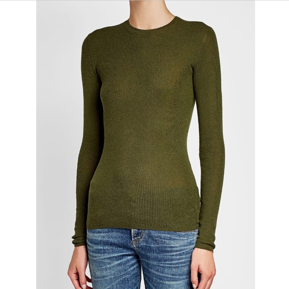 NWT VINCE RIBBED CASHMERE SWEATER
